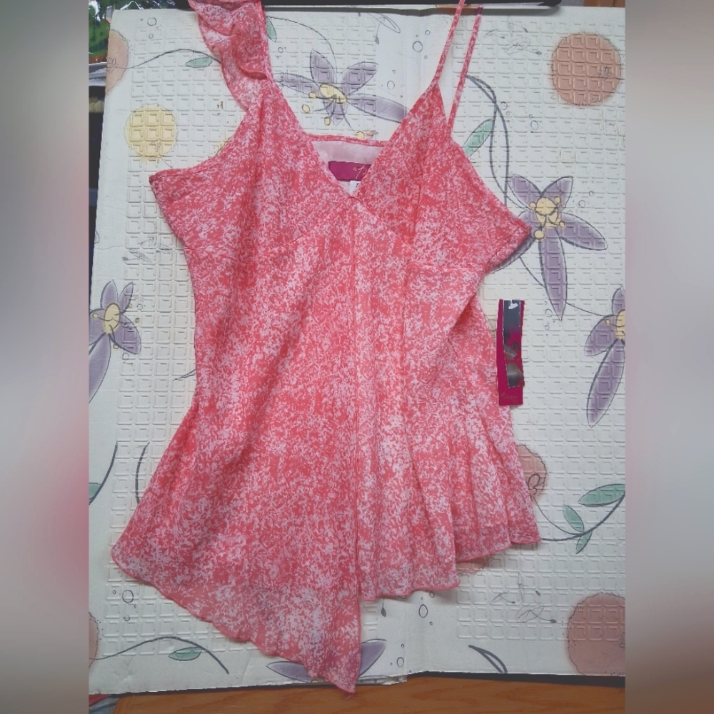 Pink Sleeveless Women's Top